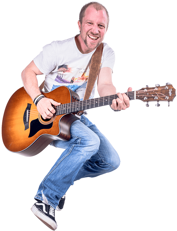 Ben Daum - Jump Bild mit Gitarre
